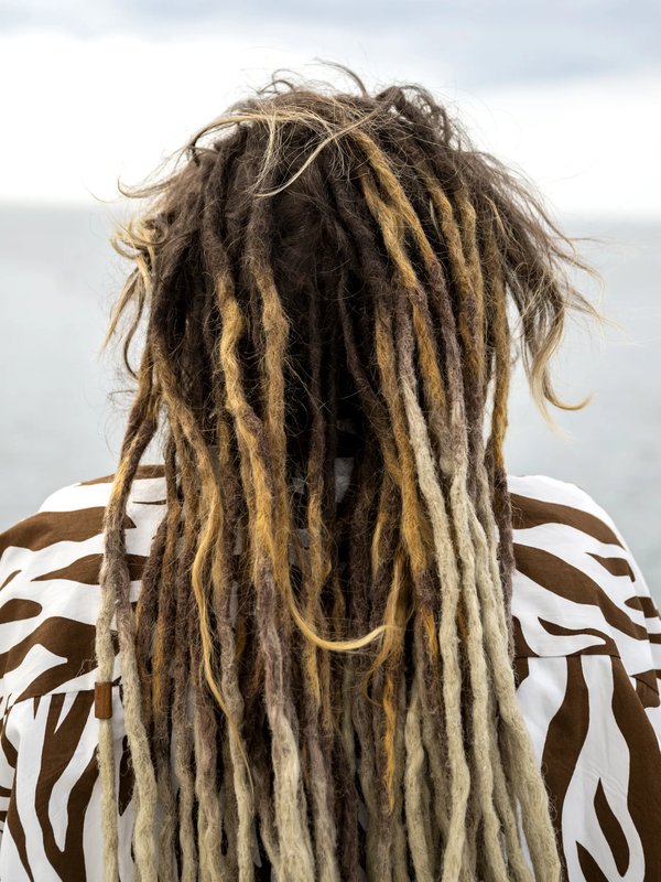 Loc updo style